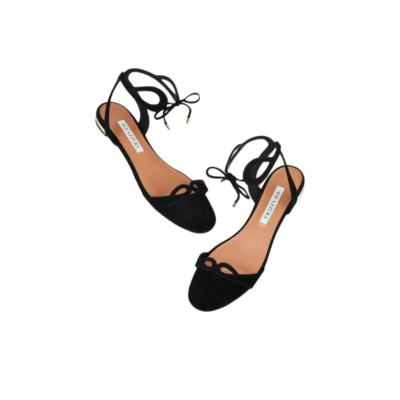 AQUAZZURA Tessa Strap Sandals Women's Black-3