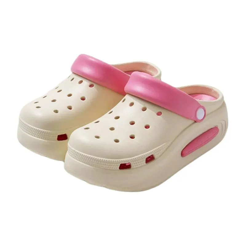 ECAC Squashy And Bouncy Feeling Clogs, Summer Height Increasing, Slip Resistant EVA Platform Slippers-28