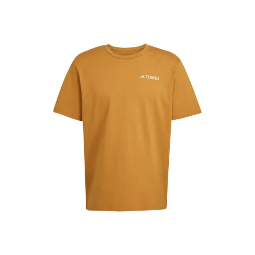Adidas Terre T Shirt Men's Bronze Strata/Detective Gold