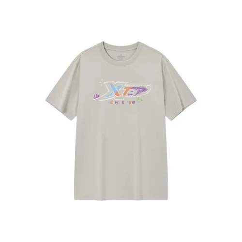 XTEP T Shirt Men's Wheat Grain Gray