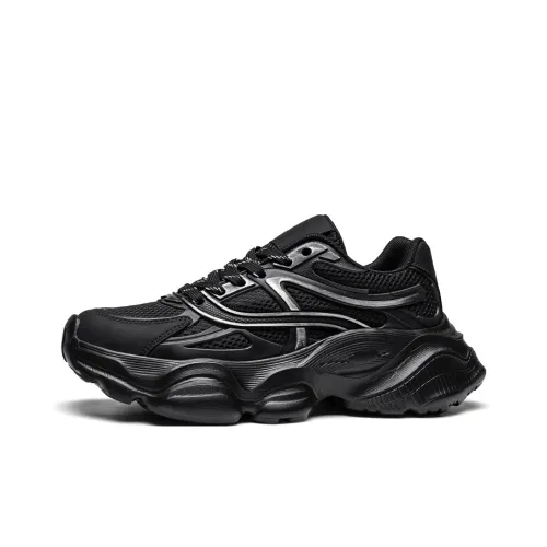SUPEREDGE Slip Resistant And Abrasion Resistant Coverage Low Top Chunky Sneakers Men's