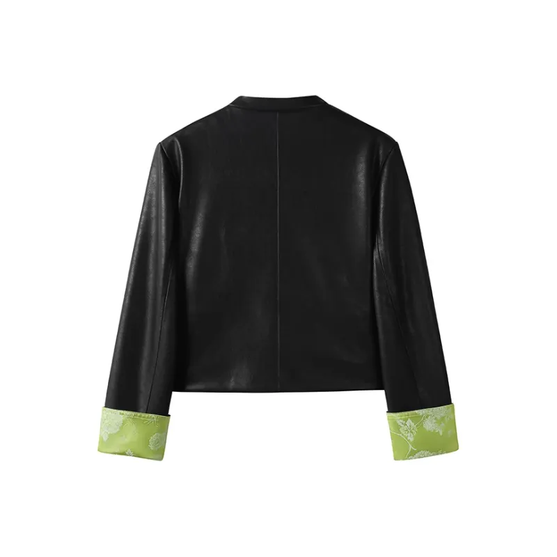 FAIRWHALE Leather Jacket Women's-3
