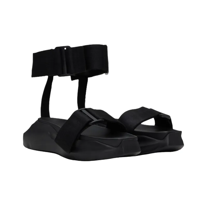 RICK OWENS/RO Hollywood One Strap Sandals Men's Black-2