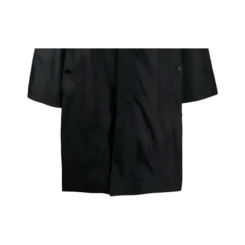Balenciaga Trench Coat Men's Black-4