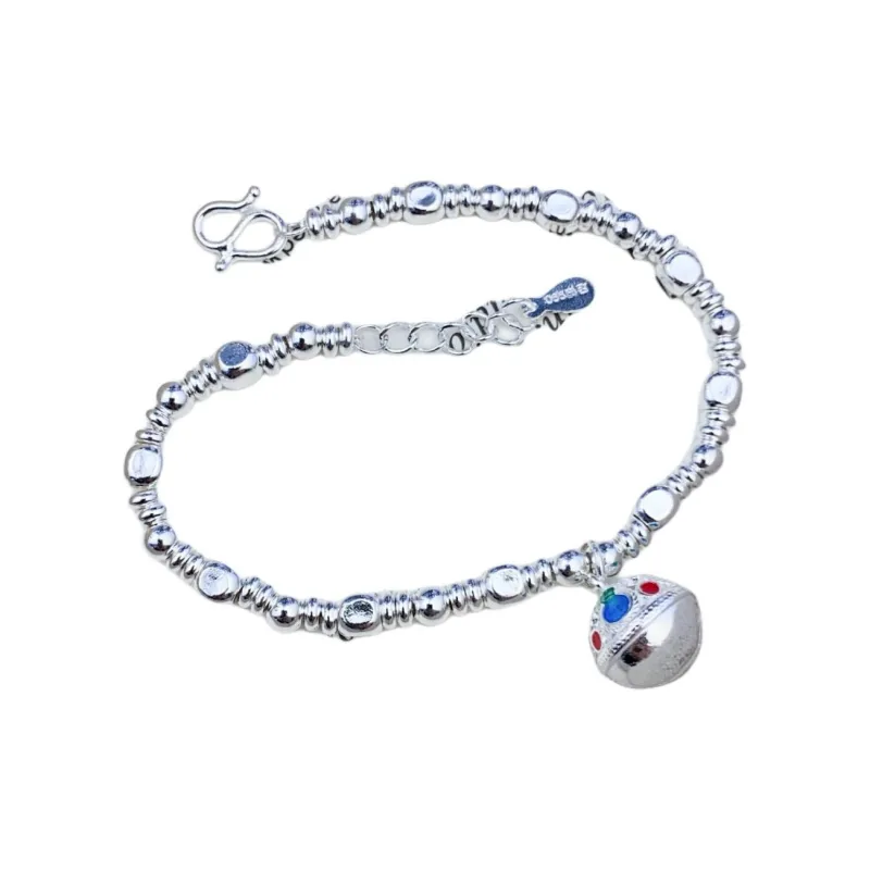 Silver Arashi Sterling Silver Bracelet 999 Fine Silver Unisex-0