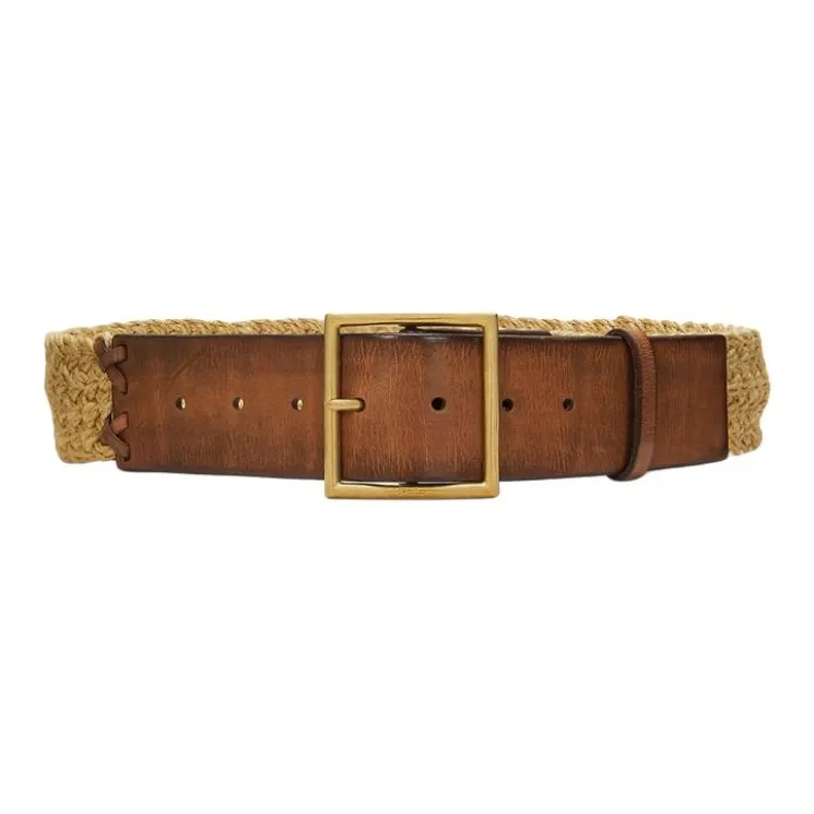 Polo Ralph Lauren Cow Leather Belts Women's Brown 5CM-0