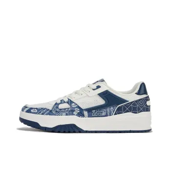 361° CLOUDSTEP 2 Anti Slip Wear Resistant Low Top Skateboard Shoes Men's White Blue