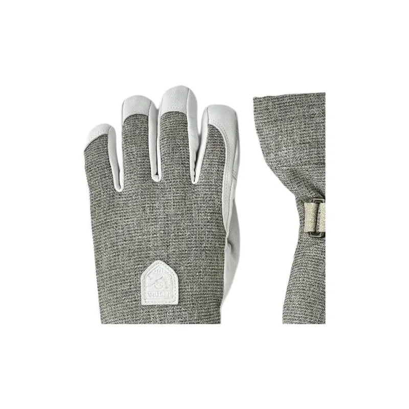 HESTRA Nylon, Goatskin, Polyester, Neoprene Sports Gloves Women's Gray-1