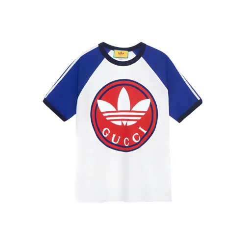 GUCCI x Adidas SS23 T Shirt Men's Ivory White