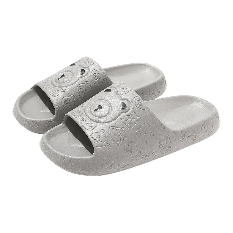 LUNNIFEIYA Summer Slippers Home Indoor Bathroom Slip Resistant Eva Squashy And Bouncy Feeling Platform Slippers-9