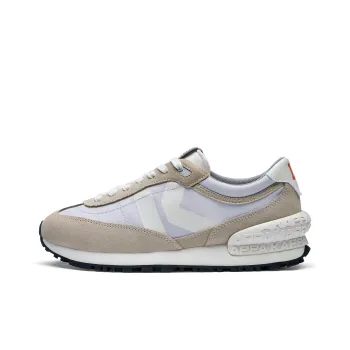 Kappa Anti Slip Wear Resistant Running Shoes Unisex Gray Khaki Silver