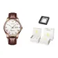 Rose Case White Dial Brown Leather Men's[Box Limited Edition]
