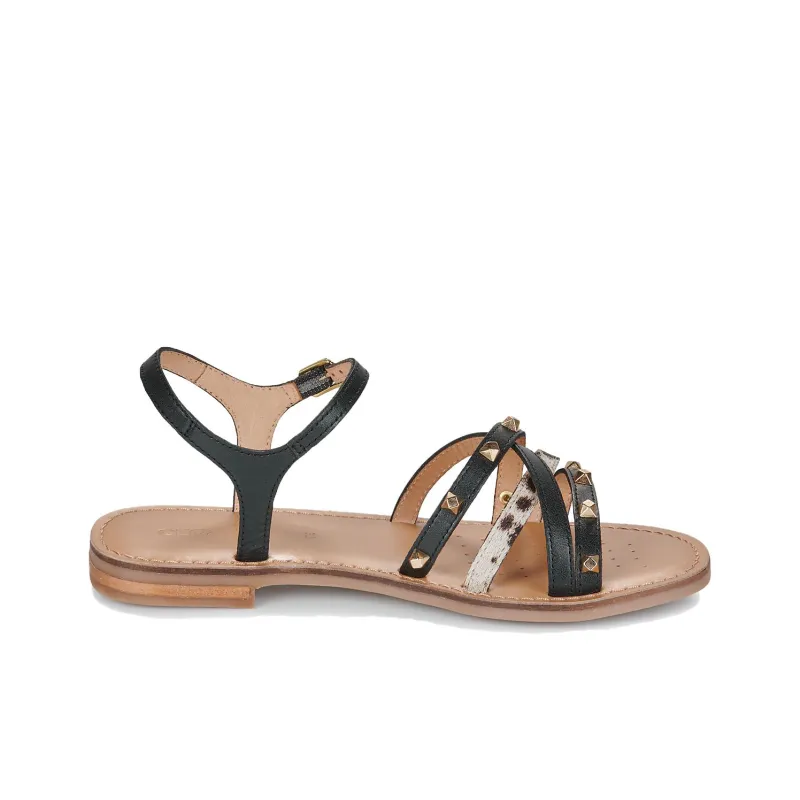 GEOX One Strap Sandals Women's Black-1