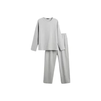 ZARA Pajama Set Men's Zebra Print Gray