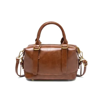 CLEVER& KETCH PU Handbag Regular Women's Brown/Black