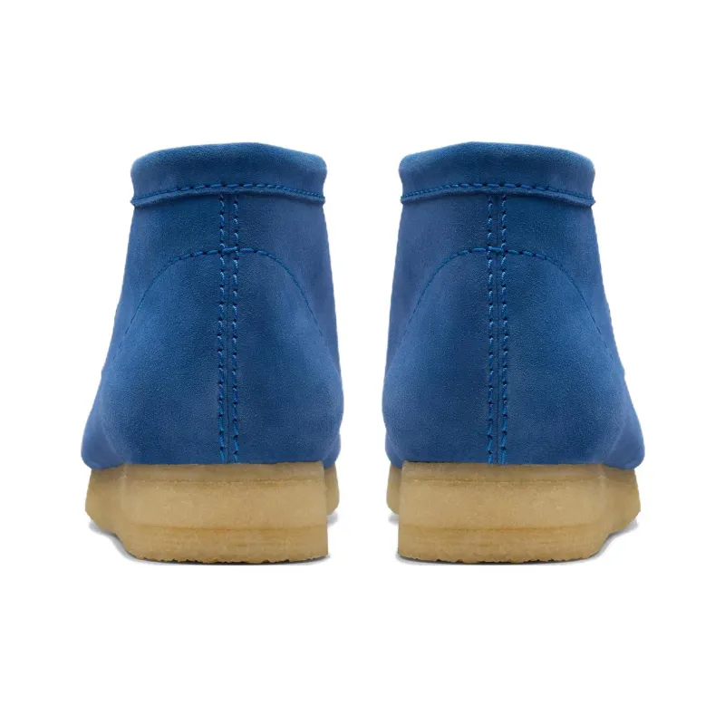 Clarks Wallabee Ankle Boots Men's Blue-4