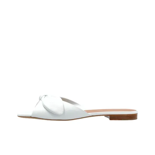 Malone Souliers Slide Slippers Women's White