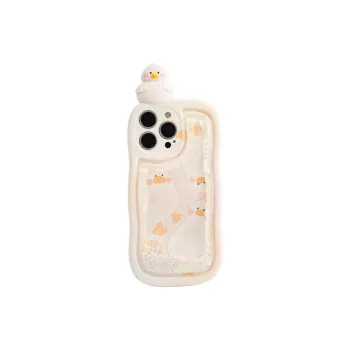 Sopi TPU Material Quicksand Duck Phone Cases Compatibility With IPhone 16/15 Pro Max/Apple 13/14/Pro/Max Collection