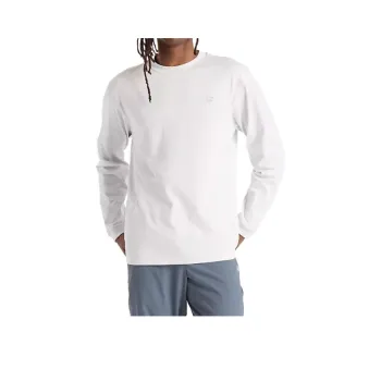 New Balance Athletics Cotton Long Sleeve T Shirt Men's Gray