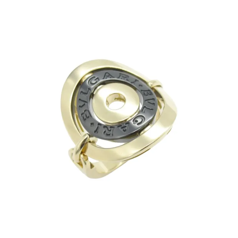BVLGARI 18K Gold, Ceramic Rings Women's Gold-3