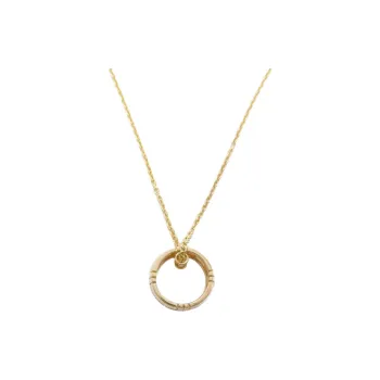 BVLGARI 2010s 18K Yellow Gold Parentesi Necklace