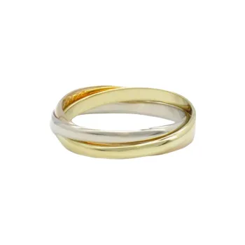 Cartier 2010s 18K Gold Trinity Ring