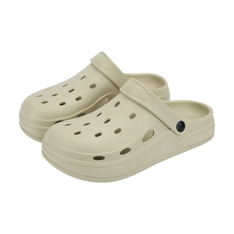 Warm Edge Closed Toe Slippers Summer Unisex Minimalist Style Breathable Comfortable Lightweight Indoor Home Slippers-6