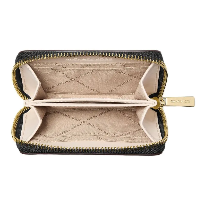 MICHAEL KORS Jet Set Travel Polyurethane Wallet Medium Size Women's Milk White-2