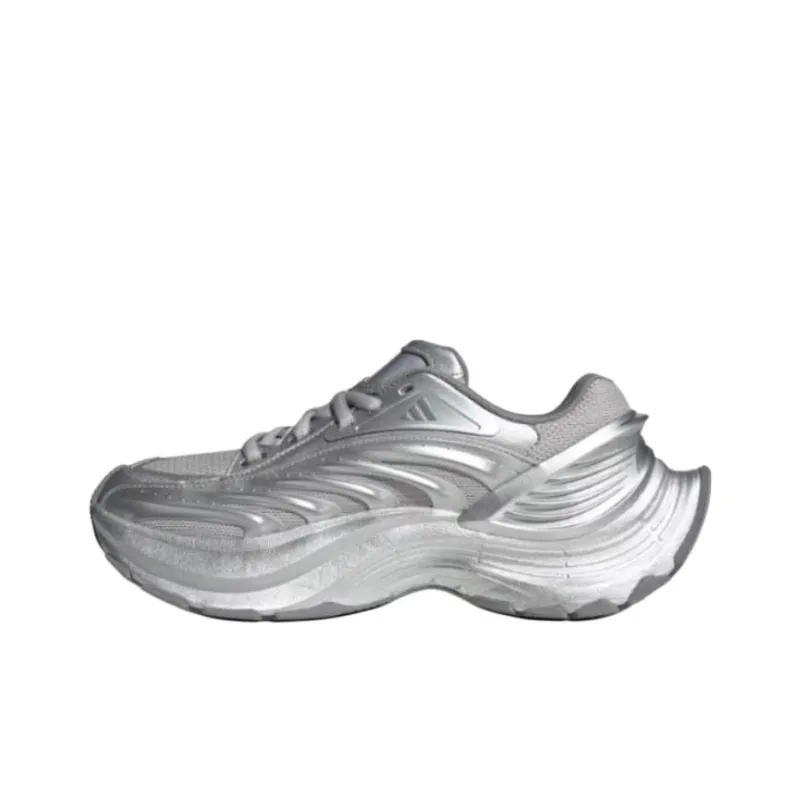 Adidas FOS Collection Anti Slip Wear Resistant Low Top Running Shoes Unisex Gray-2