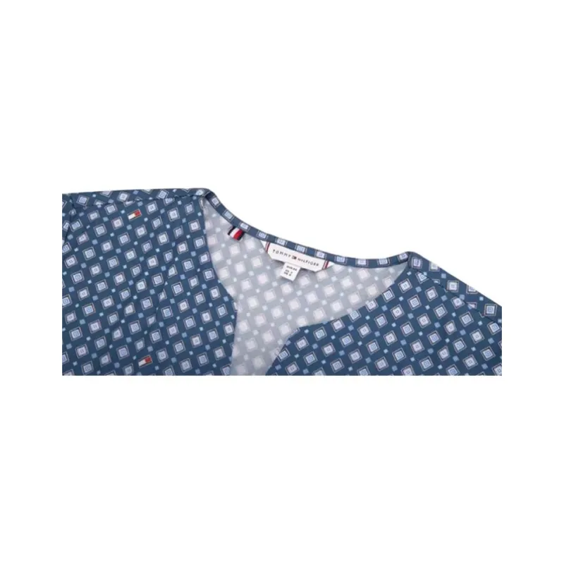 Tommy Hilfiger T Shirt Women's Blue Print-2