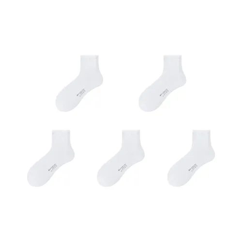 QINXIANGJIAN Mid Calf Socks Women's 5 Pack