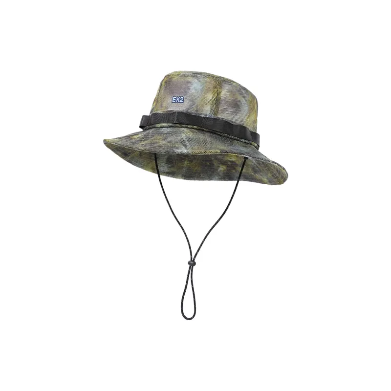 EX2 YIHAISHI Mesh Material Polyester Bucket Hats Unisex Multicolor-4