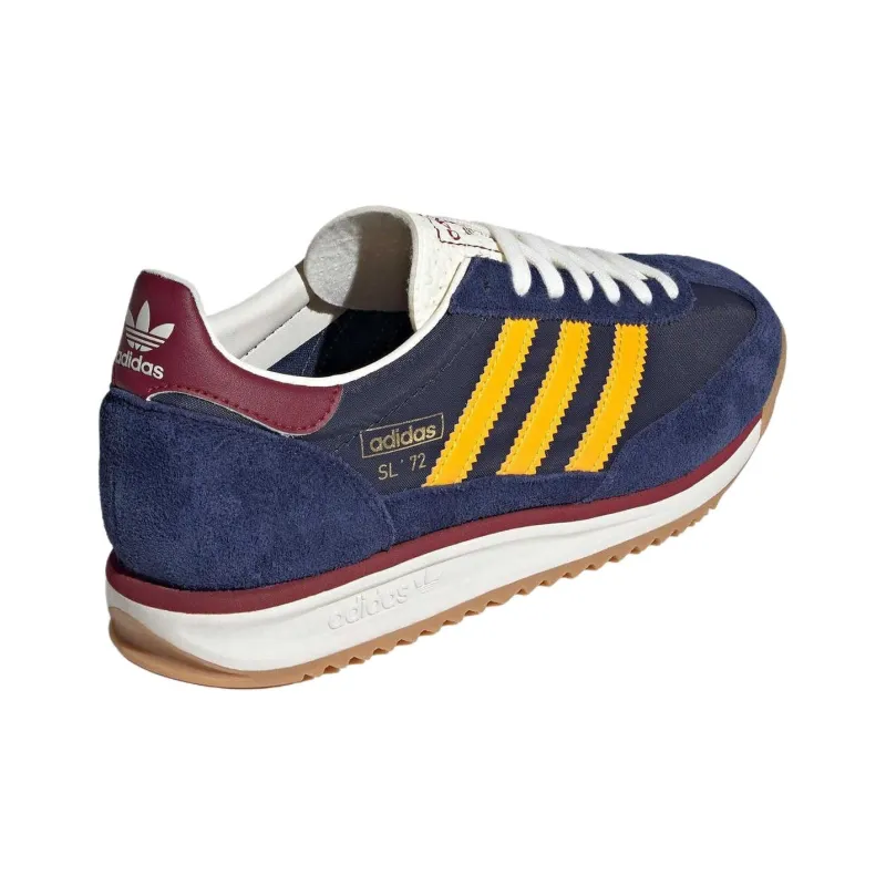 Adidas Originals SL 72 Anti Slip Wear Resistant Low Top Casual Shoes Unisex Dark Blue-4