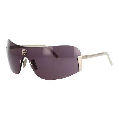 GIVENCHY Plate And Metal Irregular Shape Glasses Women's