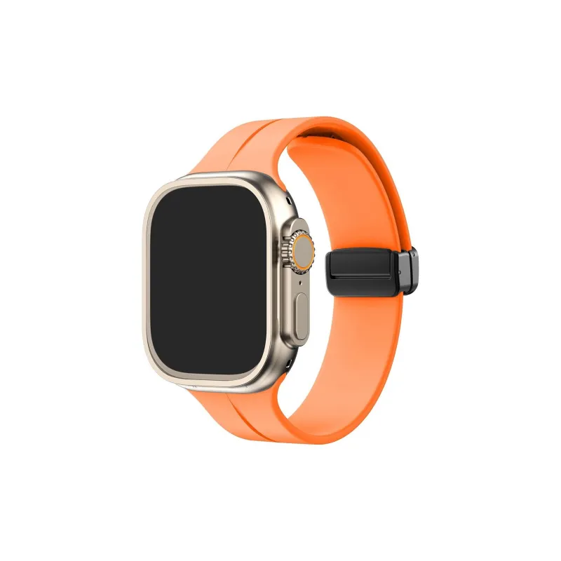 IKYOU Watch Band Apple Compatibility 49mm Silicone Material-1
