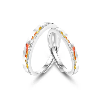 SINO GEM S925 Silver Rings Unisex