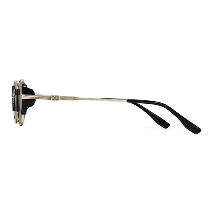 Morakot Alloy Plate Sunglasses Unisex-1