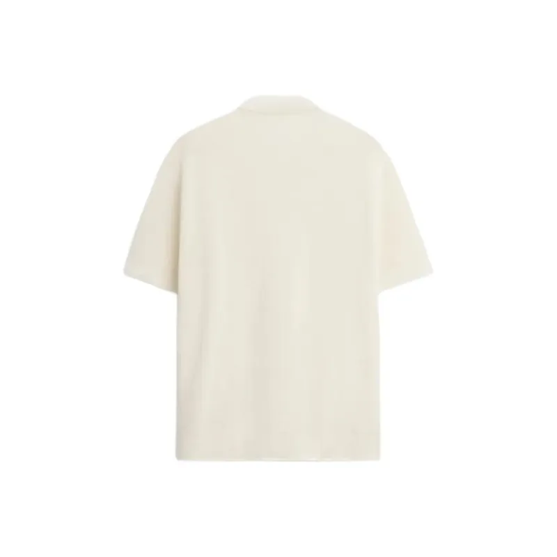 ZARA Polo Shirt Men's Raw White-1