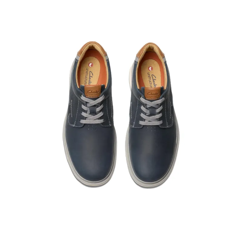 Clarks Un Briley Pace Low Top Casual Shoes Men's Blue-3