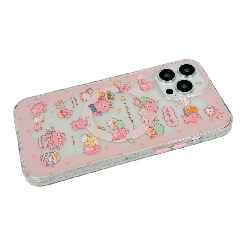Sopi Acrylic Material CanaKara Magnetic Stand Phone Cases Compatible With IPhone 15 Pro Max/Apple 13/14/Pro/Max/12.-7