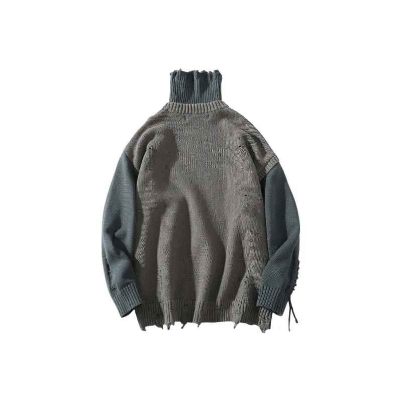 A SQUARE ROOT Sweater Unisex Dark Gray-1