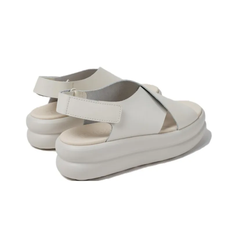 CAMPER Pelotas Flota One Strap Sandals 5.1cm Women's White-1