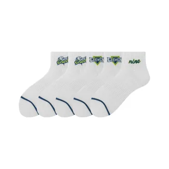 MIIOW Mid Calf Socks Unisex 5 Pack