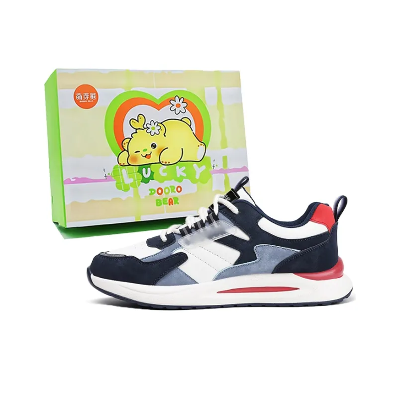 Budding Bear Height Increasing Wear Resistant Lightweight Breathable Slip Resistant Low Top Casual Shoes Men's-27