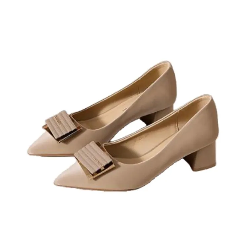 PINWEISHIDU Chunky Heel High Heels Women's-3