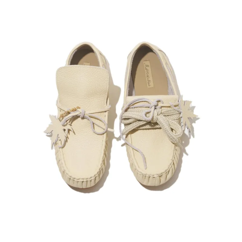 Meruomai Low Top Casual Shoes Women's Ecru-1