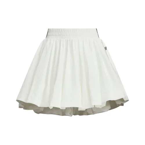 Adidas Originals BUBBLE SKIRT Casual Short Skirts Women's Jade White