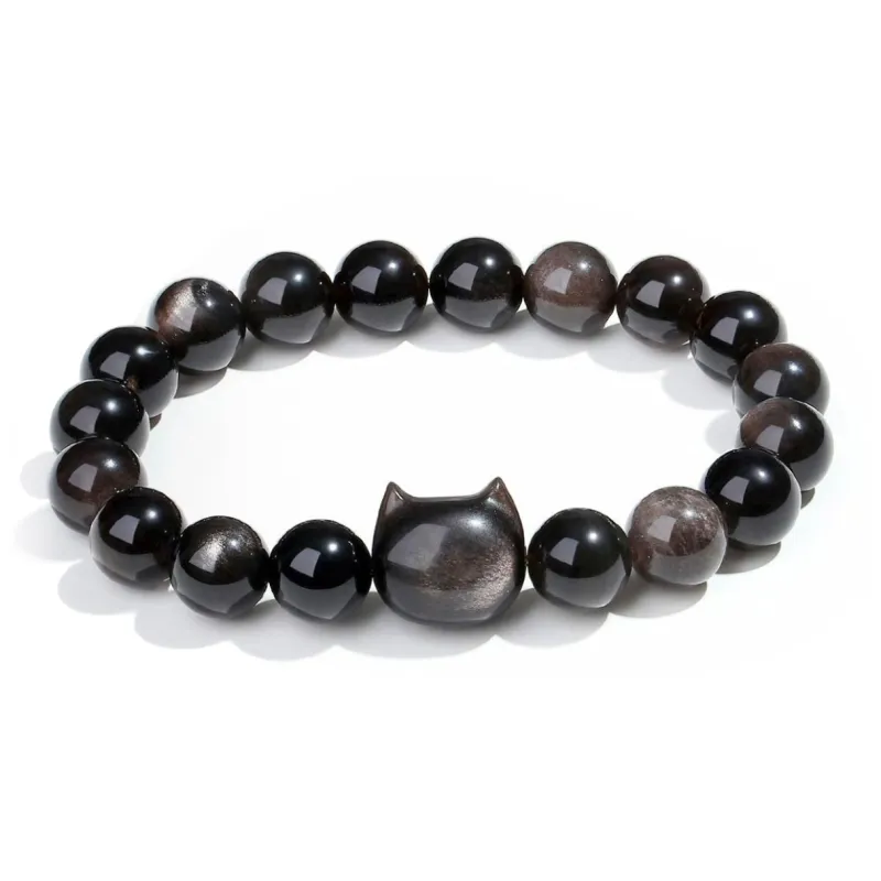 CMFY Obsidian Jade Bracelets Unisex-5
