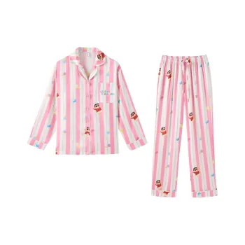 QINZUIMAO x SHINCHAN Pajama Set Women's Afterglow Pink