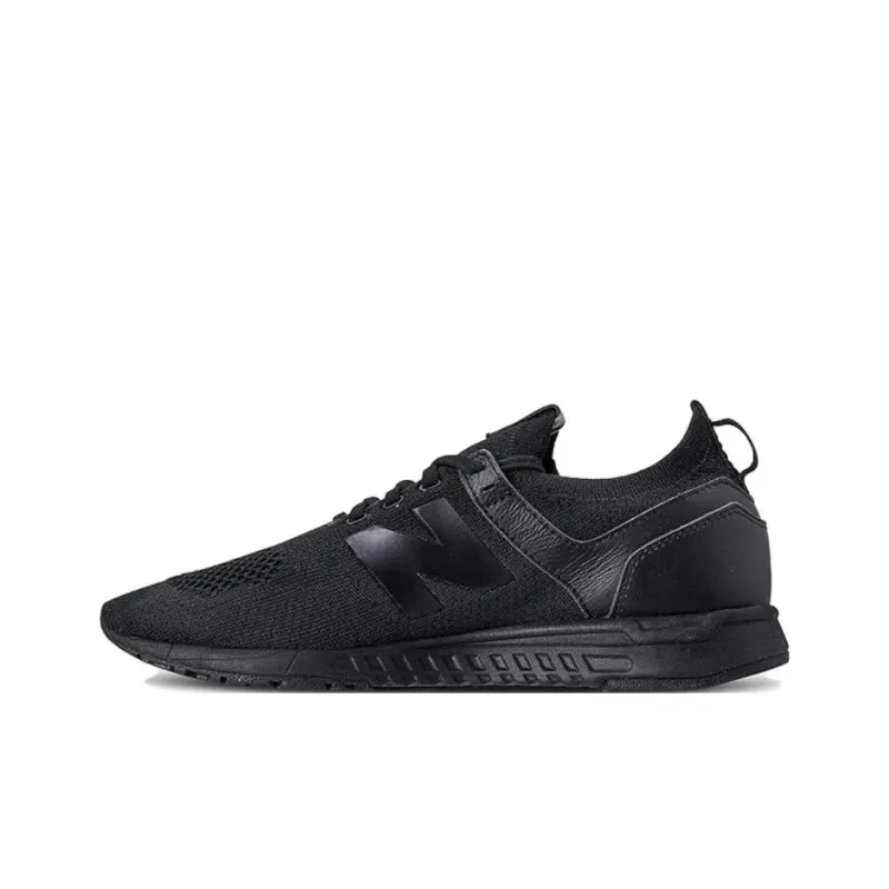 New Balance NB 247 Anti Slip Wear Resistant Low Top Casual Running Shoes Men's Black-2